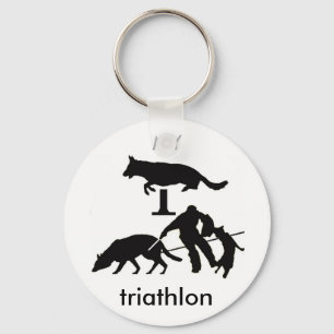 Min triathlon nyckelring
