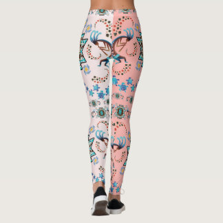 Min Tribal Kokopelli Blackjack-design   Leggings