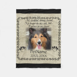 Min trogna Burlap för anpassningsbar för Fleecefilt