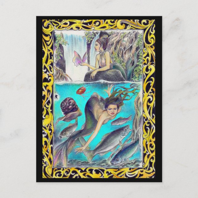 Min tropiska fantasin vykort (Framsida)