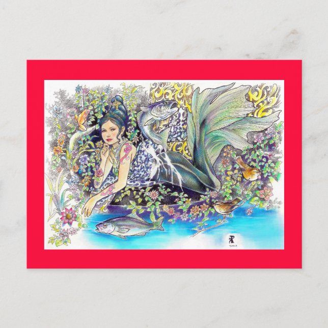 Min tropiska fantasin vykort (Framsida)