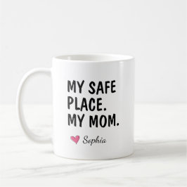 Min trygga plats Min mamma Personlig Kaffemugg