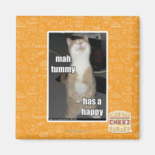 Min tummy har en glad magnet