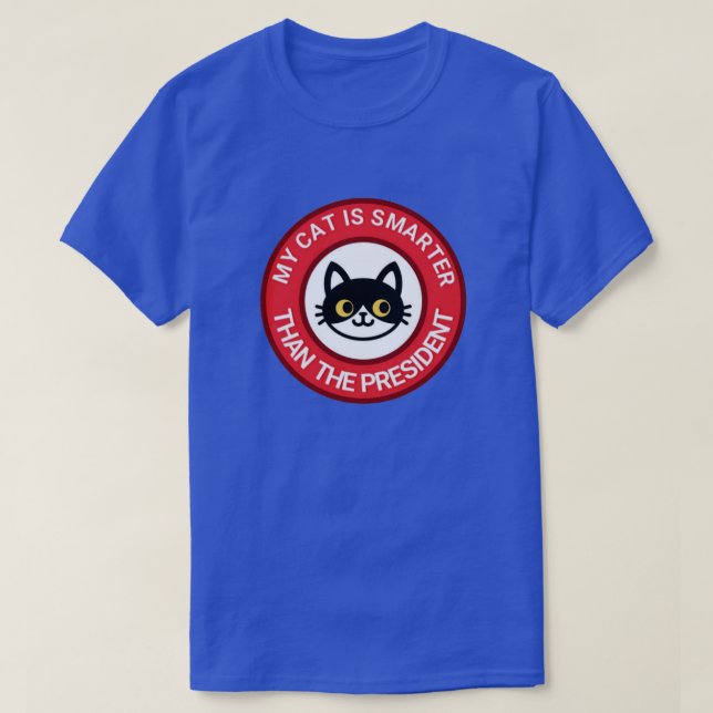 Min Tuxedo-katt är smartare än talmannen T Shirt (Design framsida)