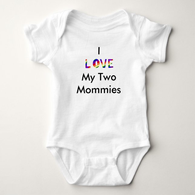 Min två Mommies T-shirt (Framsida)