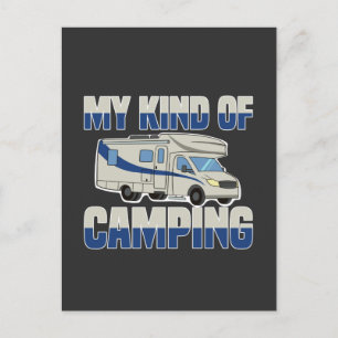 Min typ av camping-snål-motorhem vykort