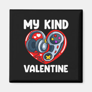 Min typ av Valentine Valentines day-spelkontroll Magnet