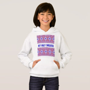 MIN UGLY SWEATER Personlig Julafton Girls Pullover T Shirt