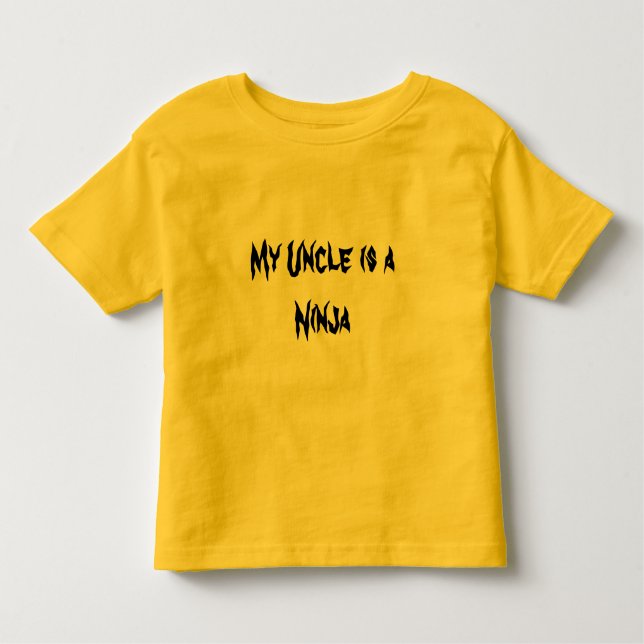 Min Uncle är en Ninja T Shirt (Framsida)