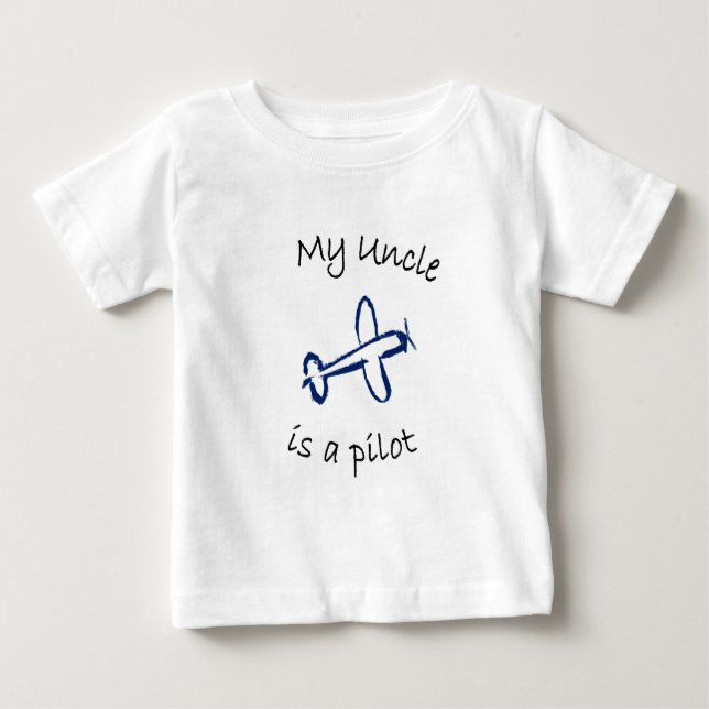 Min Uncle är ett pilot- Tee Shirt (Framsida)