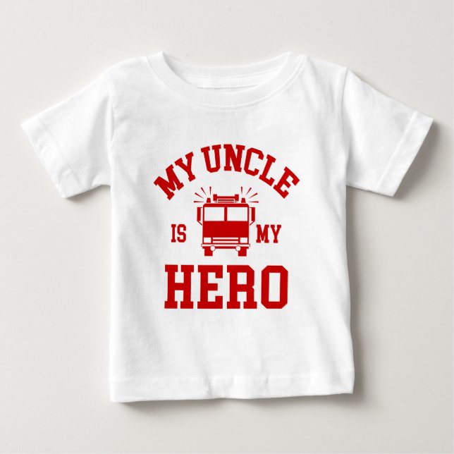 Min Uncle Vara My Hjälte Tee Shirt (Framsida)