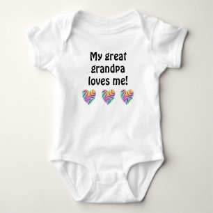 Min Underbara morfar Kärlek Me Baby Bodykostym T Shirt