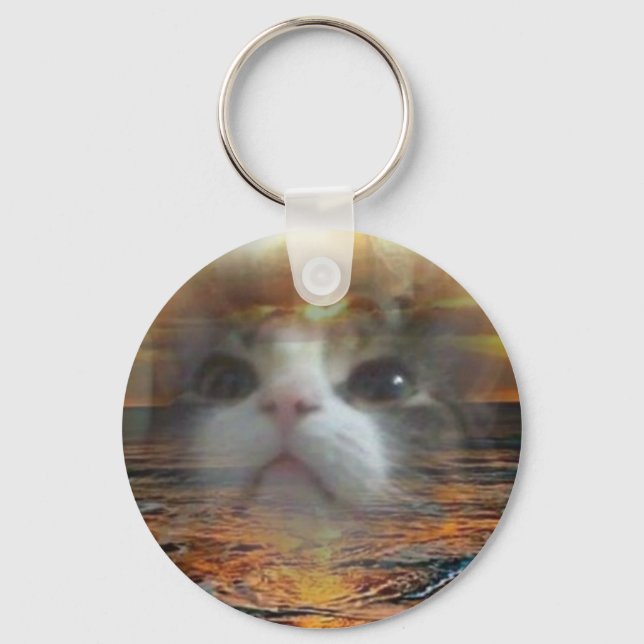 Min underbara tjej (Boo)-knappnyckelkedja Nyckelring (Framsida)