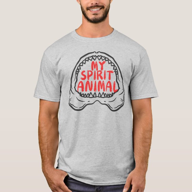 Min underbara, vita, raka t-shirt (Framsida)