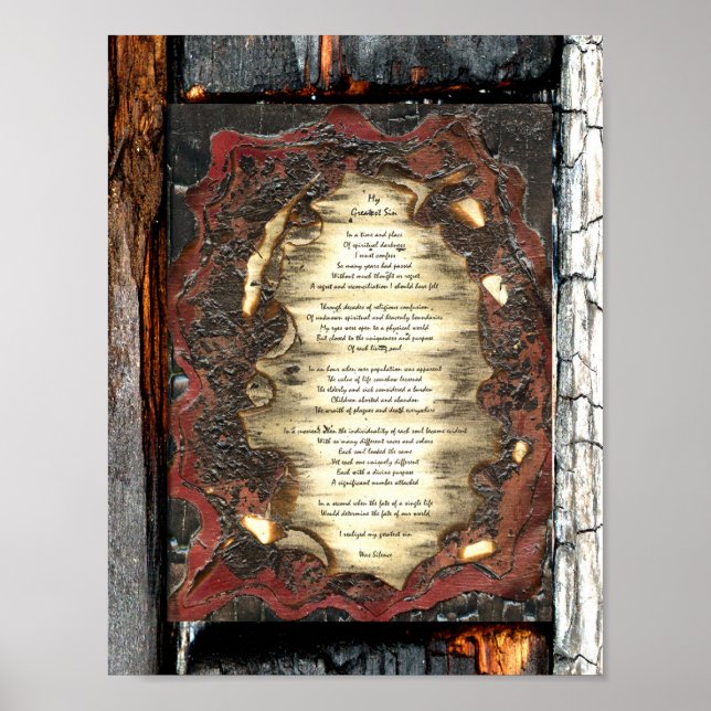 Min Underbarare Sin Poster (Framsidan)