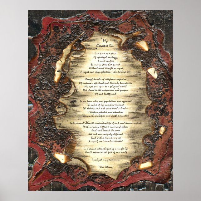 Min Underbarare Sin Poster (Framsidan)