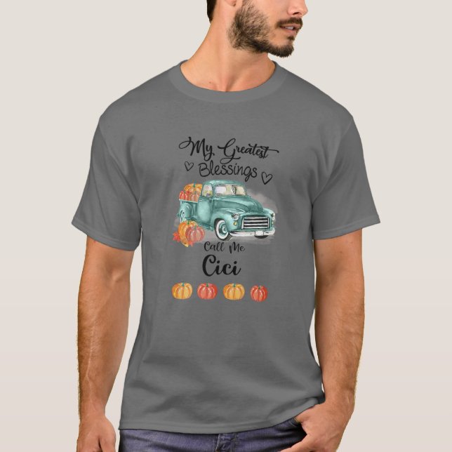 Min Underbarare välsignelse kallar mig Cici Bumpki T Shirt (Framsida)
