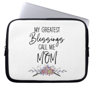 Min Underbarare välsignelse kallar mig Mamma Laptop Fodral