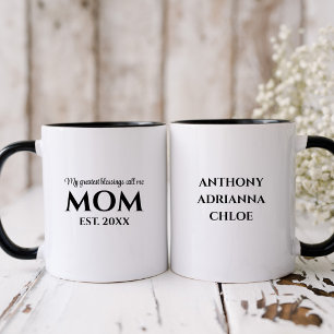 Min underbarare välsignelse kallar mig mamma mugg