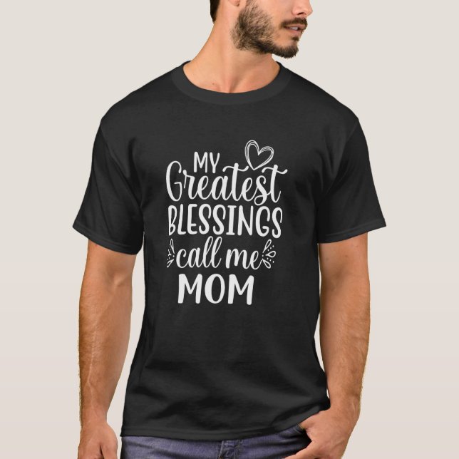 Min Underbarare välsignelse kallar mig Mamma Speci T Shirt (Framsida)