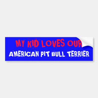 MIN UNGE ÄLSKAR VÅRT, TERRIER FÖR AMERIKANGROPTJUR BILDEKAL