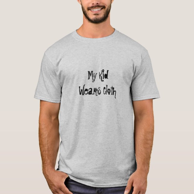 Min unge ha på sig trasan tröja (Framsida)