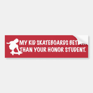 min ungeskateboards förbättrar bildekal
