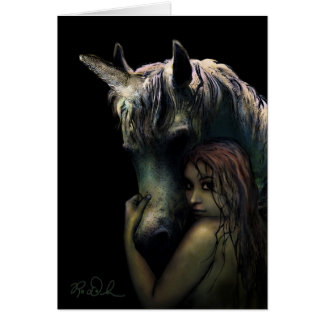 Min Unicorn Hälsningskort