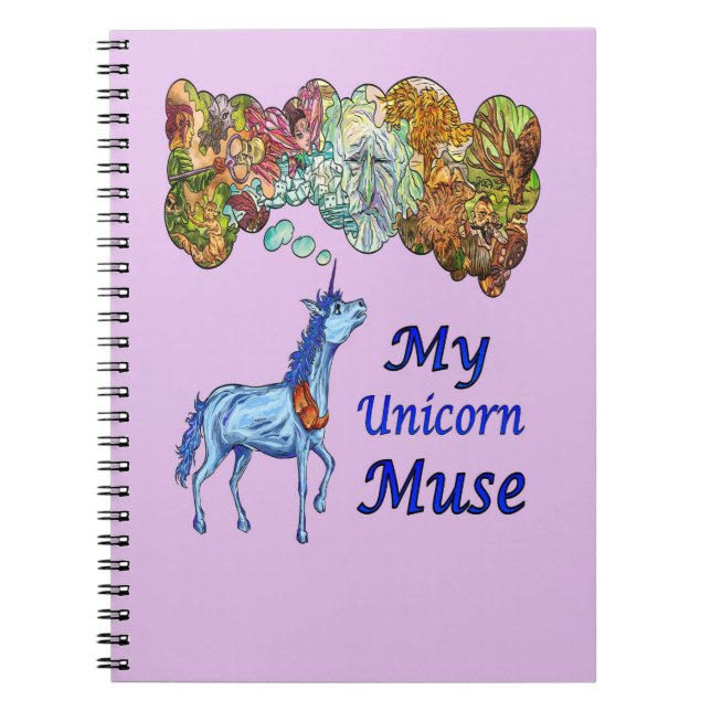 Min Unicorn Muse Anteckningsbok (Framsidan)