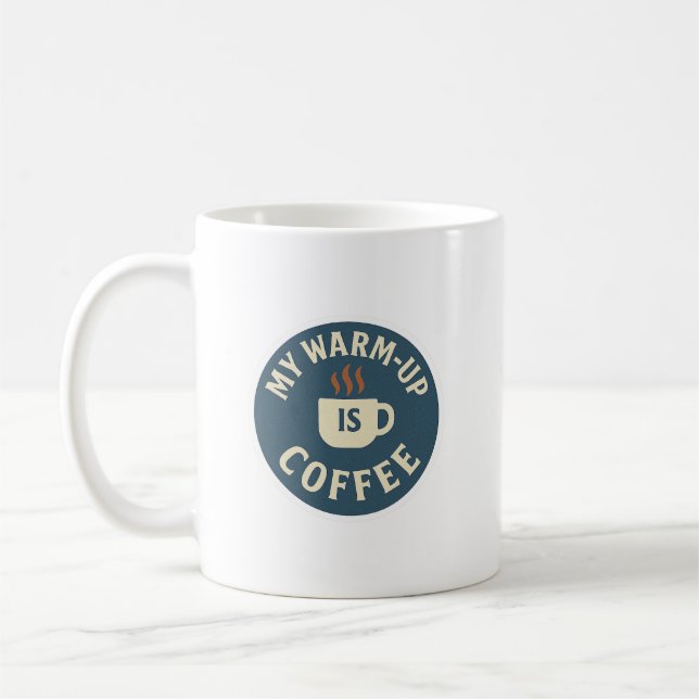 Min Uppvärmning Är Kaffe Kaffemugg (Vänster)