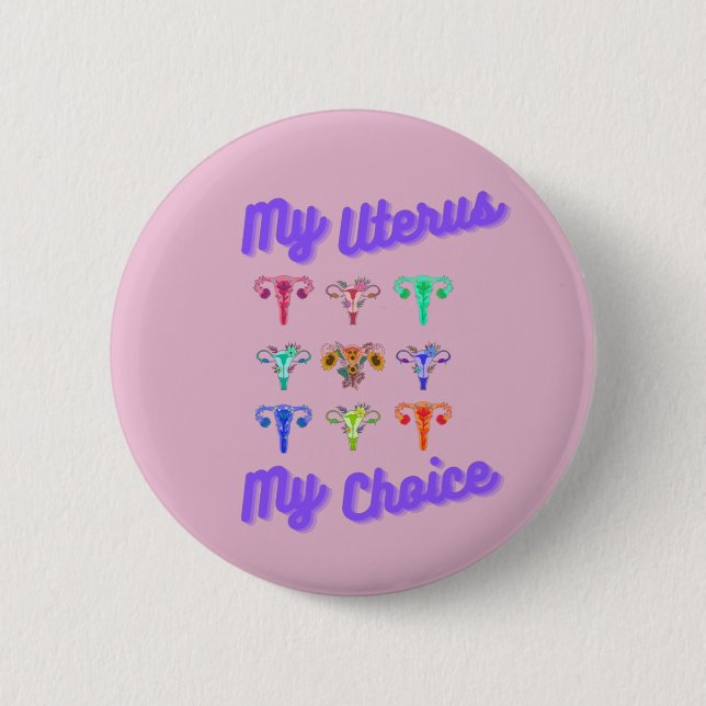 Min Uterus My Choice-knapp Knapp (Framsida)