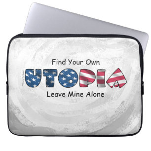Min utopi laptop sleeve