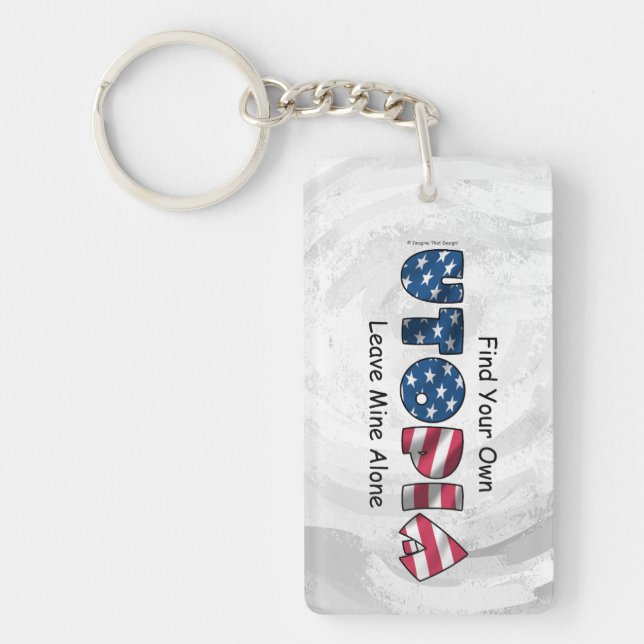 Min utopi nyckelring (Framsidan)