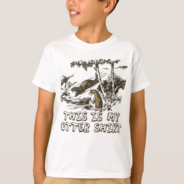 Min utterskjorta t-shirt (Framsida)