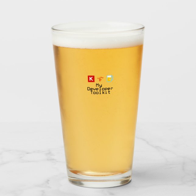 Min utvecklare Kit AI Glaskopp (Framsida fylld)