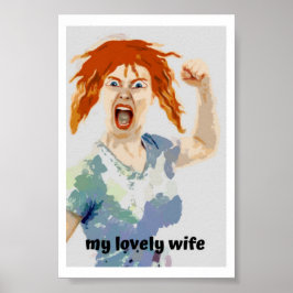 Min vackra fru poster