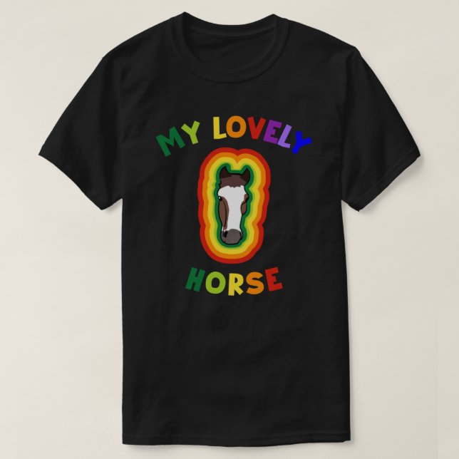 Min vackra Horse Classic T-Shirt (Design framsida)