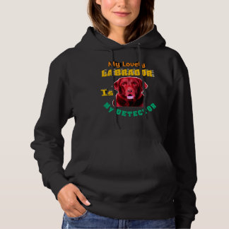 Min vackra labrador är min detektor Labrador Retri T Shirt