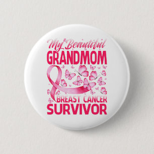 Min vackra mormor Bröstcancer överlevande Knapp