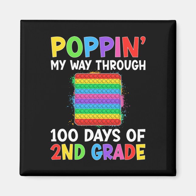 Min väg till 100 dagar med skolbarn i andra Klass Magnet (Framsidan)