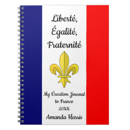 Min vakation Journal till Frankrike Anteckningsbok