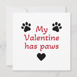 Min valentin har tassar kort