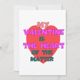 MIN VALENTINA ÄR HJÄRTAT. JULKORT