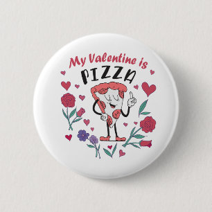 Min Valentine är Pizza-inbjudan Knapp