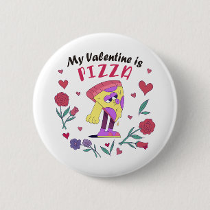 Min Valentine är Pizza-inbjudan Knapp