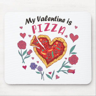 Min Valentine är Pizza-inbjudan Magnet Musmatta
