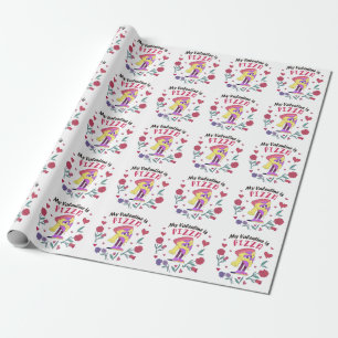 Min Valentine är Pizza-inbjudan Presentpapper