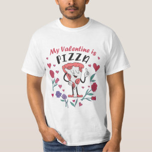 Min Valentine är Pizza-inbjudan T-Shirt