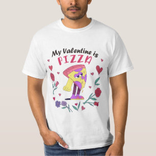 Min Valentine är Pizza-inbjudan T-Shirt