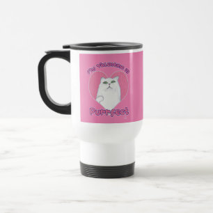 Min Valentine är Purrfect Cute Kärlek Design Resemugg